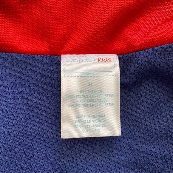 Wonderkids Red, White and Blue Lions Jacket Size 3T - Picture 6 of 10